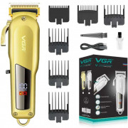 Машинка для стрижки VGR Professional Hair Clipper V-278 GOLD, дом...