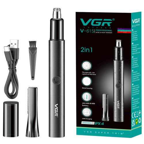 Тример для носа та вух VGR V-615, Тример для вусів, Електробритва... - изображение 1