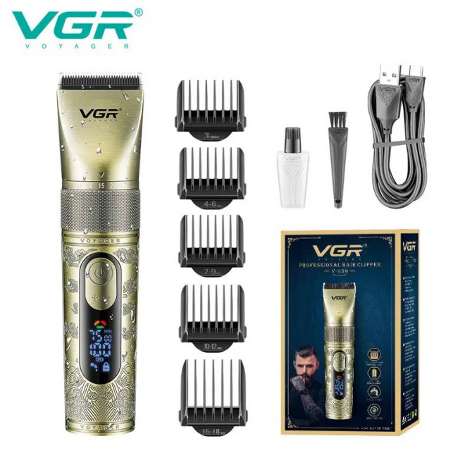 Акумуляторна машинка для стрижки VGR V-659, Машинка для стрижки в... - изображение 1