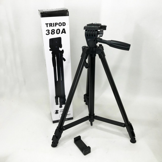 Штатив для камери, телефону, трипод, тринога TriPod 380A 0.50-1.3... - изображение 1