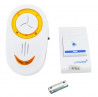 Дверний дзвінок від розетки 220V Luckarm Intelligent A8853 Orange
