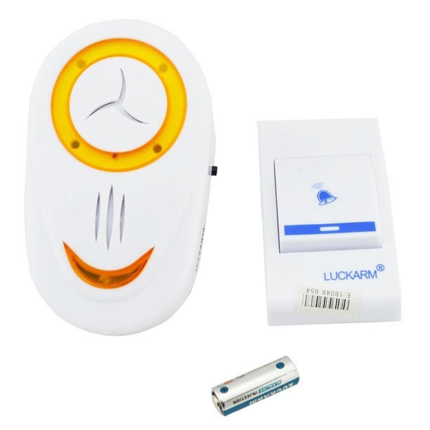 Дверний дзвінок від розетки 220V Luckarm Intelligent A8853 Orange - изображение 1