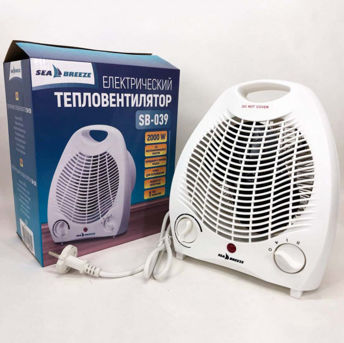 Тепловентилятор кімнатний Sea Breeze SB-039 2000 Вт, підлоговий о... - изображение 1