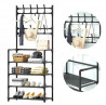 Вішалка для одягу New simple floor clothes rack з полицями для вз...