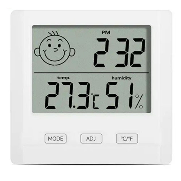 Цифровий термометр гігрометр Thermometer TH108, Домашній гігромет... - изображение 1