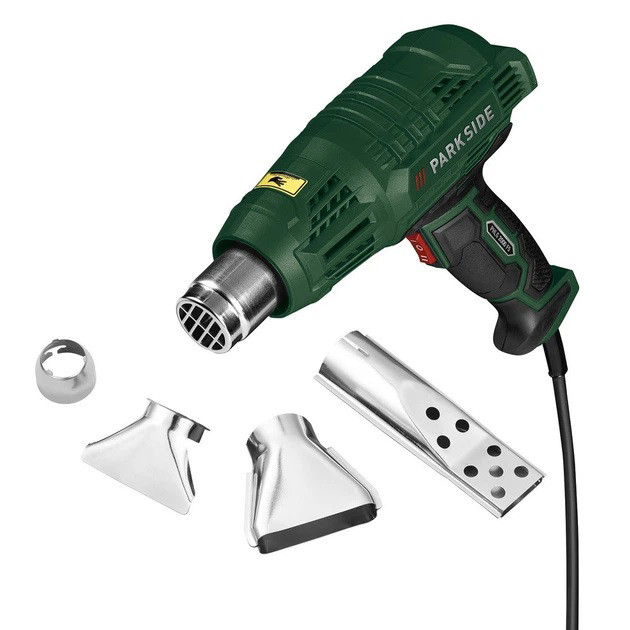 Фен будівельний мережевий Parkside 2000 Вт 350 / 600 °C - изображение 1
