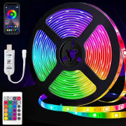 Світлодіодна USB стрічка 6060 5м з динамічними режимами Світлодіо...
