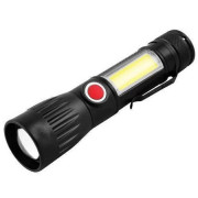 Ліхтар ручний X-Balog BL-645S-XPE+COB, ЗУ microUSB, ліхтарик такт...