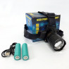 Ліхтар налобний потужний Bailong BL-8075-2-GT100, 3 режими, Zoom,...
