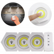 Набір із трьох LED Ламп Bailong BL-1010 із Пультом та Таймером Ві...