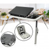 Складаний столик для ноутбука LD-09 E-Table, столик з охолодження...