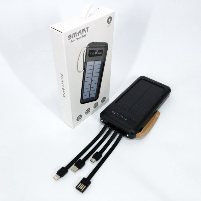 Power Bank Solar Smart 1015 зарядний пристрій на сонячній батареї... - изображение 1