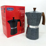 Гейзерна кавоварка Magio MG-1012 450 мл, кавоварка для дому, турк...