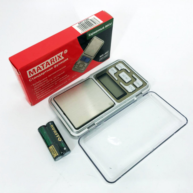 Ваги ювелірні Matarix MX-462 500г, Кращі електронні кухонні ваги,... - изображение 1