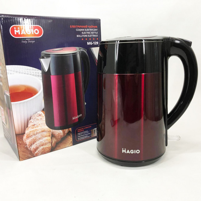 Електрочайник-термос MAGIO MG-129 1.8 л 1850 Вт - изображение 1