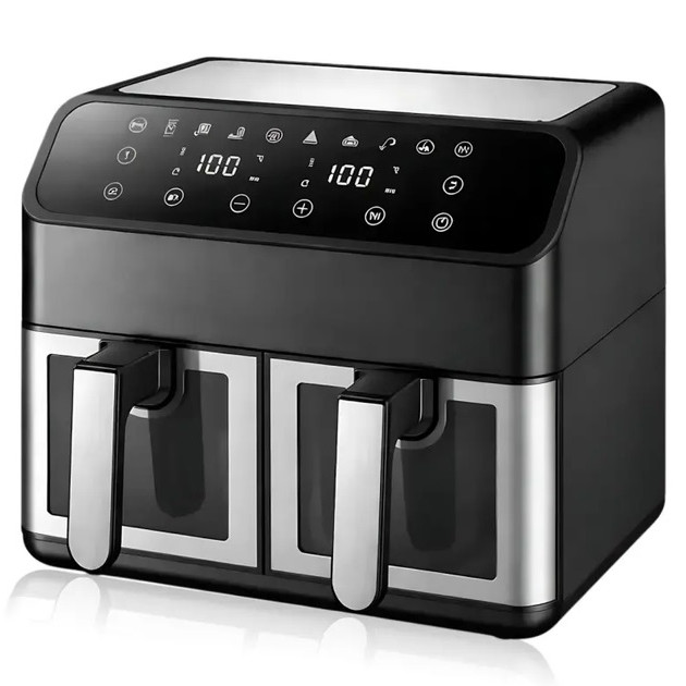 Аерогриль з подвійним кошиком Domotec MS-3226 4800 Вт 13л з регул... - изображение 1