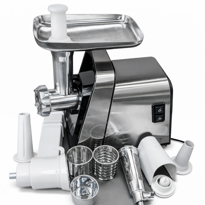 М'ясорубка електрична Rainberg RB-2271 3800Вт з насадкою для тома... - изображение 1