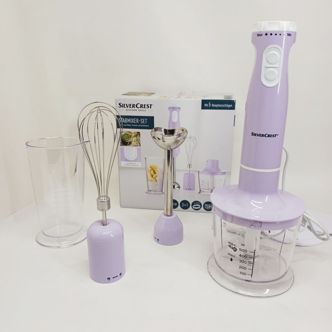 Занурювальний блендер Silver Crest SSMS 600 D4 Purple - изображение 1