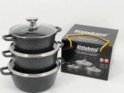 Набір каструль Styleberg ST1493 6 предметів сірий