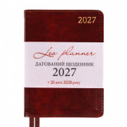 Діловий блокнот інтегральний А6 датований 2027 Leo Planner Aldent...