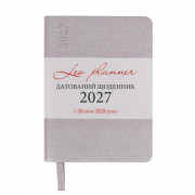 Діловий блокнот м'який А6 датований 2027 Leo Planner Binario 2527...