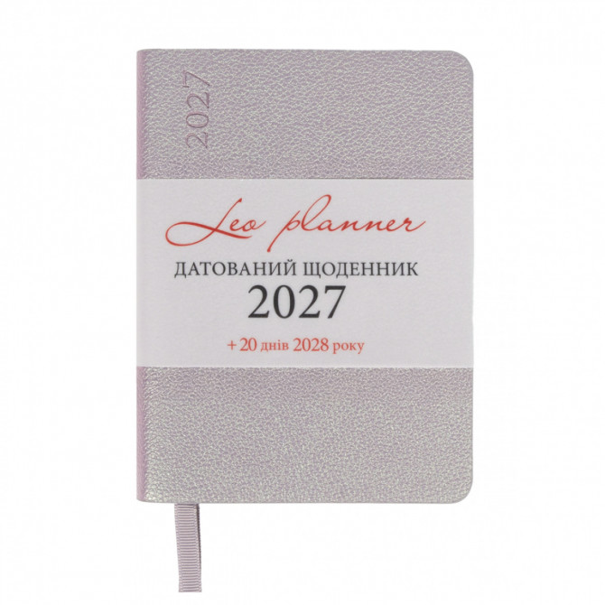 Діловий блокнот м'який А6 датований 2027 Leo Planner Binario 2527... - изображение 1