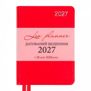 Діловий блокнот твердий А6 датований 2027 Leo Planner City 252762...