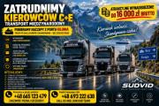 Міжнародний водій C+E | ADR + Код 95 | Польща