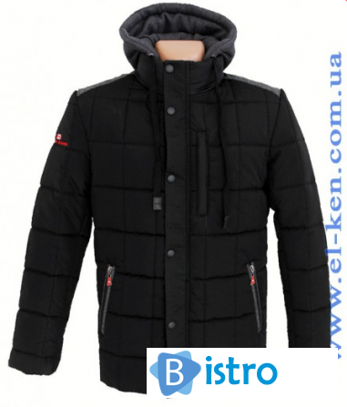 Зимняя куртка EL&KEN - черная 222 модель - изображение 1