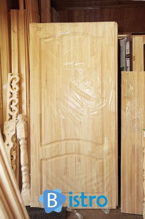 Двери из натурального дерева с обычной и художественной фрезеровкой - изображение 1