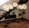 Оформление интерьера большими цветами,ростовой цветок в декоре дома