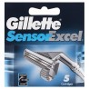 Gillette Sensor Excel (5 картриджей в упаковке) - Сменные кассеты