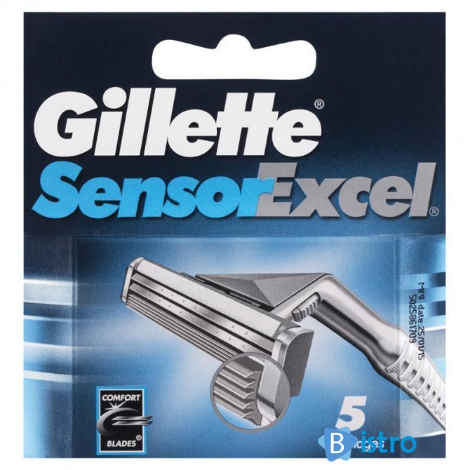 Gillette Sensor Excel (5 картриджей в упаковке) - Сменные кассеты - изображение 1